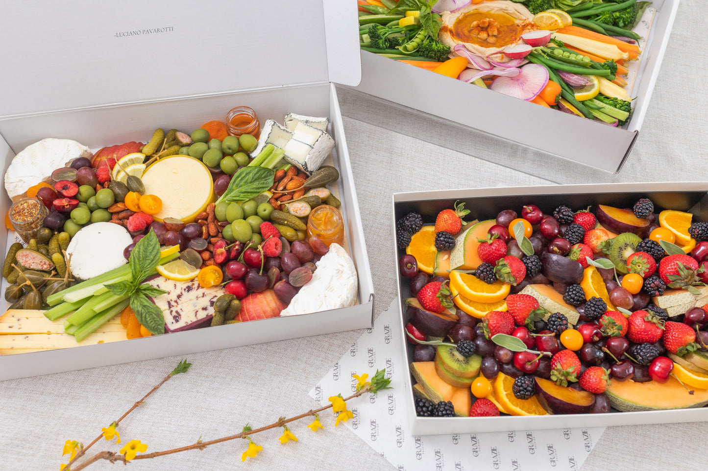 Seasonal Fresh Fruit Board — Serves 12 | Locally Sourced & Vibrantly Styled