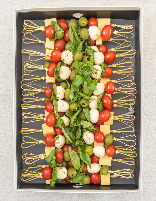 Cheese & Garden Skewers — Serves 8–12 | Fresh, Flavorful & Party-Ready