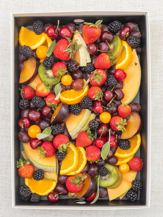 Seasonal Fresh Fruit Board — Serves 12 | Locally Sourced & Vibrantly Styled